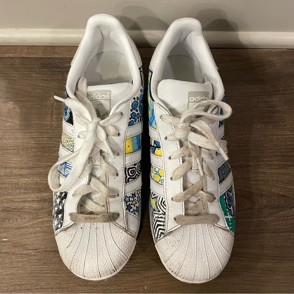 University of Michigan Custom Superstars - Picture 4 of 8